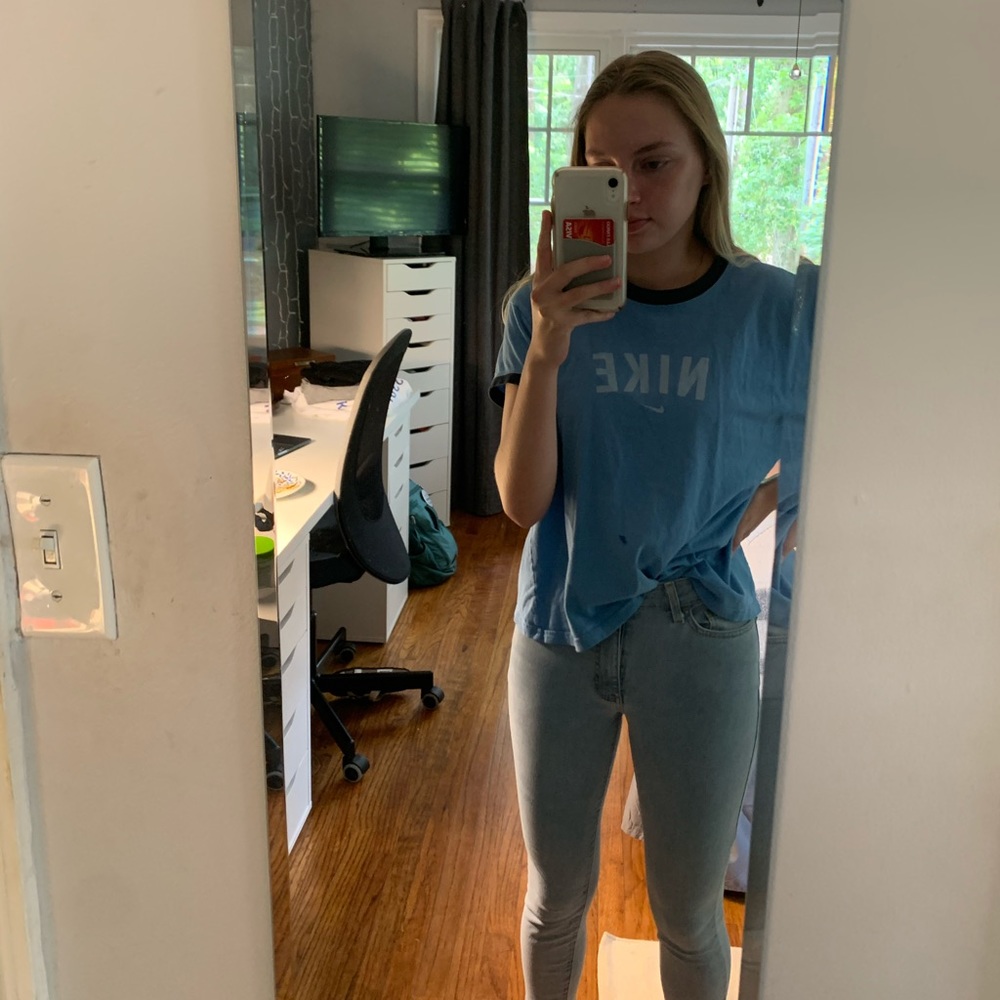 American Apparel High Waisted Skinny Jeans